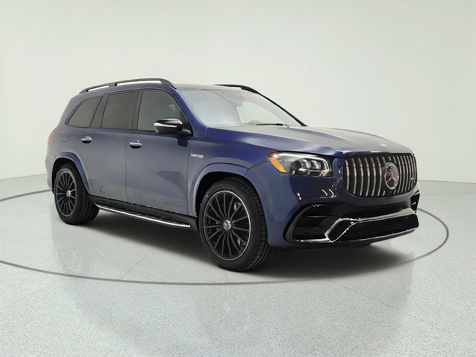 Used 2024 Twilight Blue Metallic Mercedes-Benz AMG® GLS 63 4MATIC+ SUV image 3