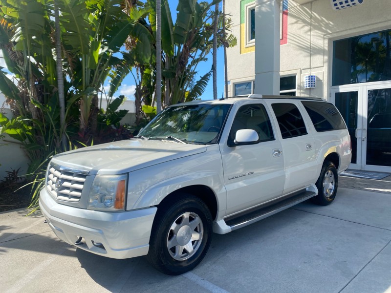 2003 Cadillac Escalade ESV SUV PEARL WHITE 4WD/AWD in , 