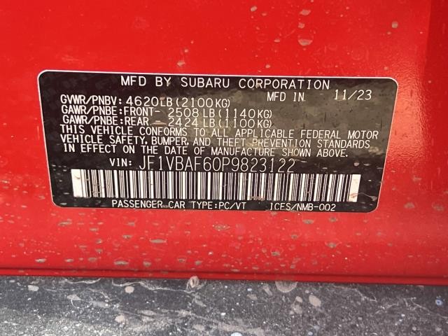 2023 Subaru WRX Premium 14