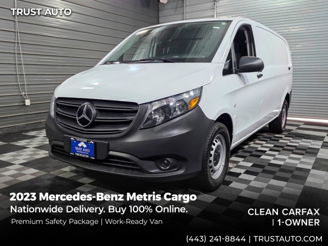 Arctic White 2023 Mercedes-Benz Metris Passenger RWD Van Rear-Wheel Drive 9-Speed Automatic