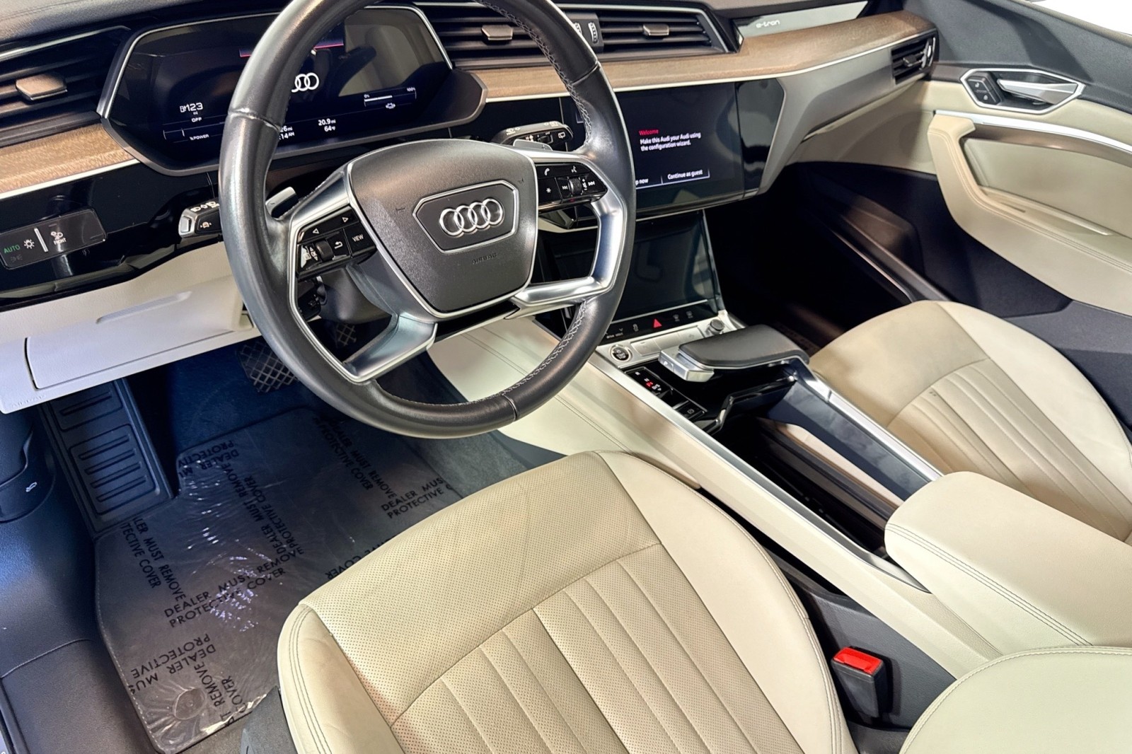 Used 2022 Glacier White Metallic Audi Premium Plus image 9