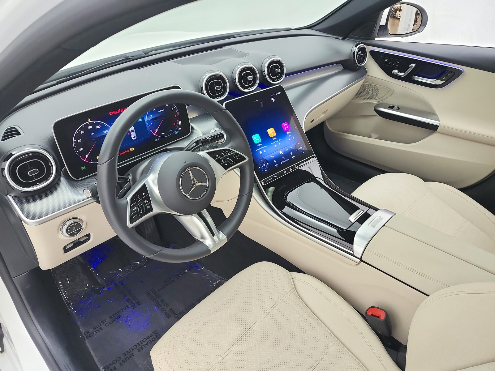 Certified Used 2025 Polar White Mercedes-Benz C 300 Sedan image 13