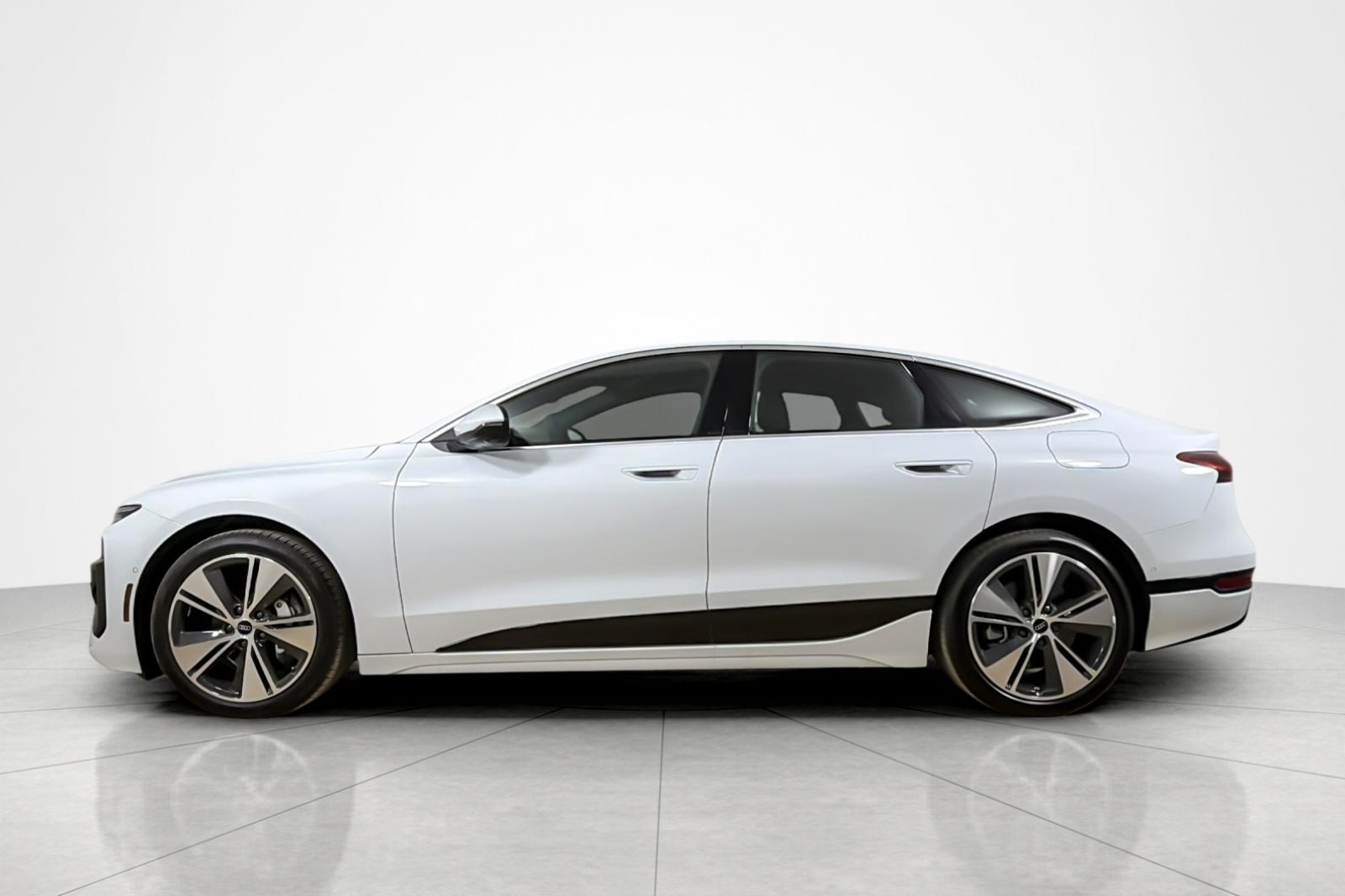New 2027 Glacier White Metallic Audi Premium RWD image 3