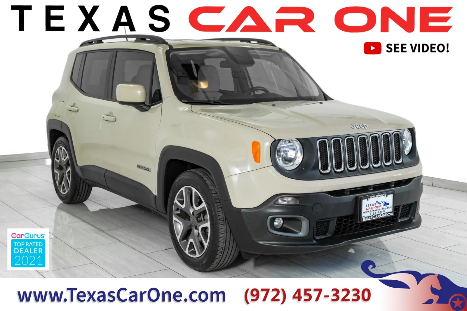 2015 Jeep Renegade LATITUDE AUTOMATIC HEATED SEATS REAR CAMERA KEYLES 1