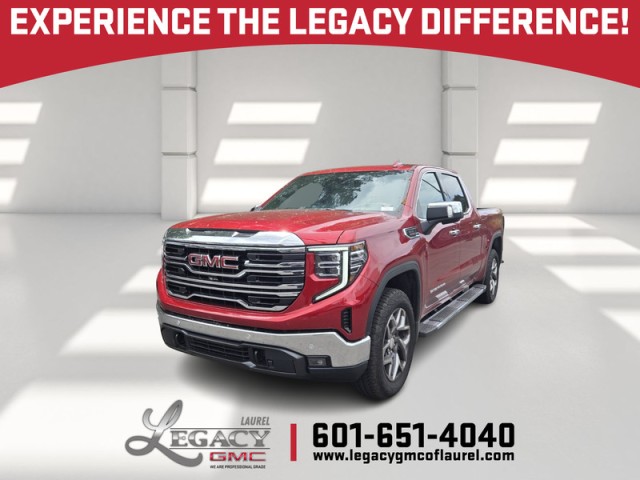 Red 2026 GMC Sierra 1500 SLT Crew Cab 4WD Pickup Truck Four-Wheel Drive Automatic