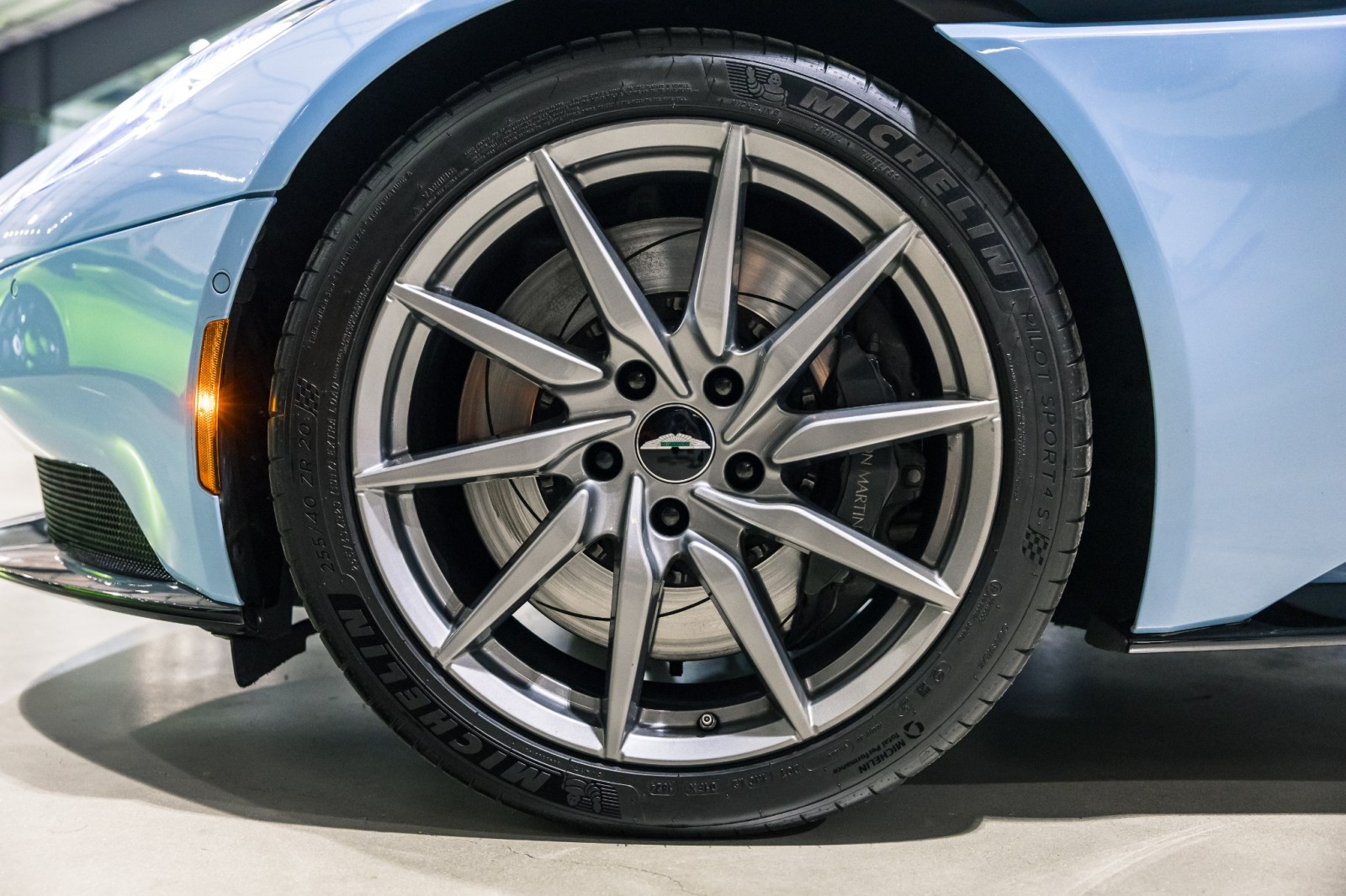 Used Car 2017 Aston Martin Db11  - Frosted Glass Blue Paint - Exterior Black Pack - Premium Audio For Sale Under $110,000 In Boerne, Texas