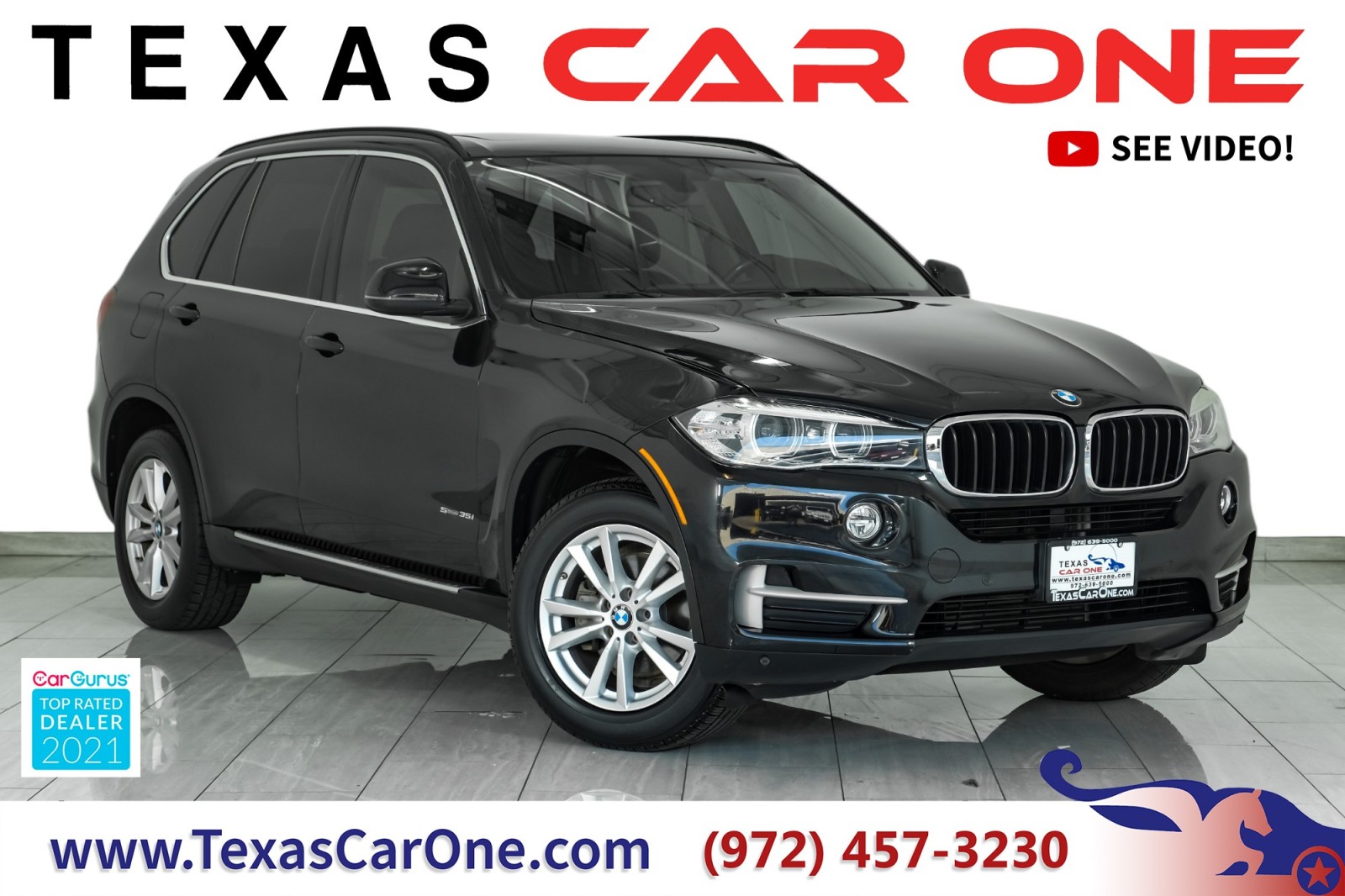 2015 BMW X5 sDrive35i PREMIUM PKG NAVIGATION PANORAMA LEATHER HEATED SEA 1