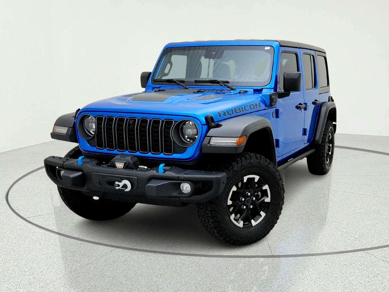 Used 2024 Hydro Blue Pearlcoat Jeep Rubicon image 2