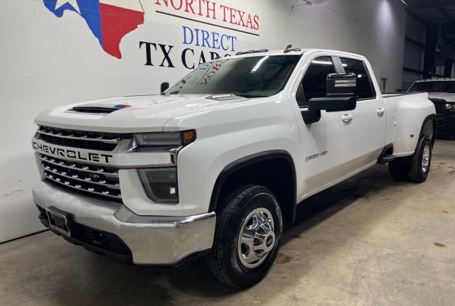 Summit White 2023 Chevrolet Silverado 3500HD LT Crew Cab 4WD Pickup Truck Four-Wheel Drive Automatic