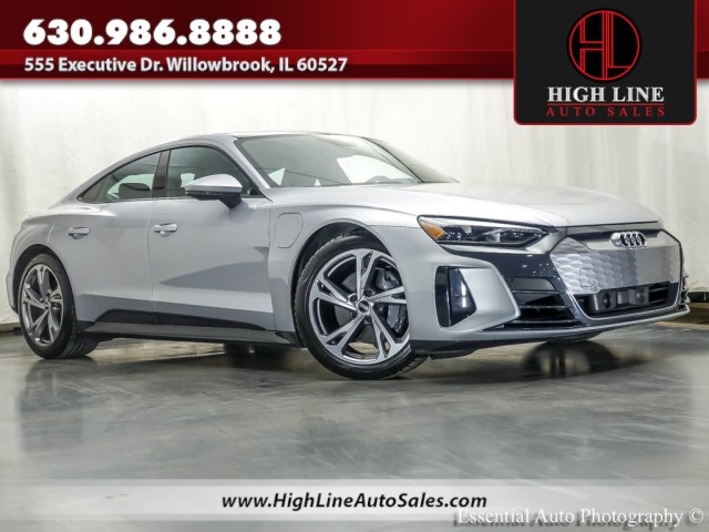 Florett Silver Metallic 2022 Audi e-tron GT Premium Plus quattro AWD Sedan All-Wheel Drive 2-Speed Automatic