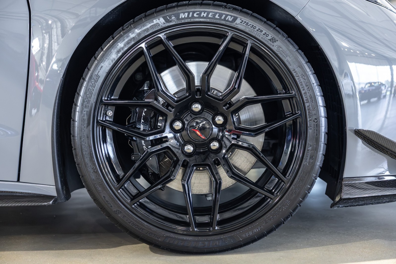 Used Car 2024 Chevrolet Corvette  3lz - Carbon Fiber Aero Package - Sea Wolf Gray Tricoat Paint - One Owner For Sale Under $130,000 In Boerne, Texas