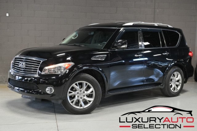 Black Obsidian 2013 INFINITI QX56 4WD SUV / Crossover Four-Wheel Drive Automatic