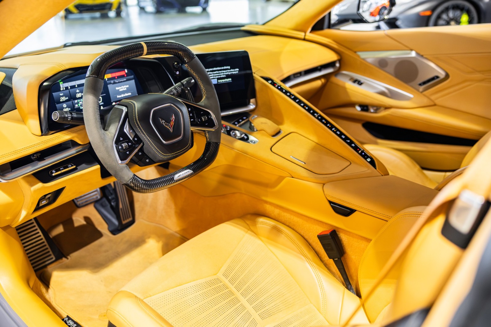 Used Car 2024 Chevrolet Corvette  3lz - Carbon Fiber Aero Package - Sea Wolf Gray Tricoat Paint - One Owner For Sale Under $130,000 In Boerne, Texas