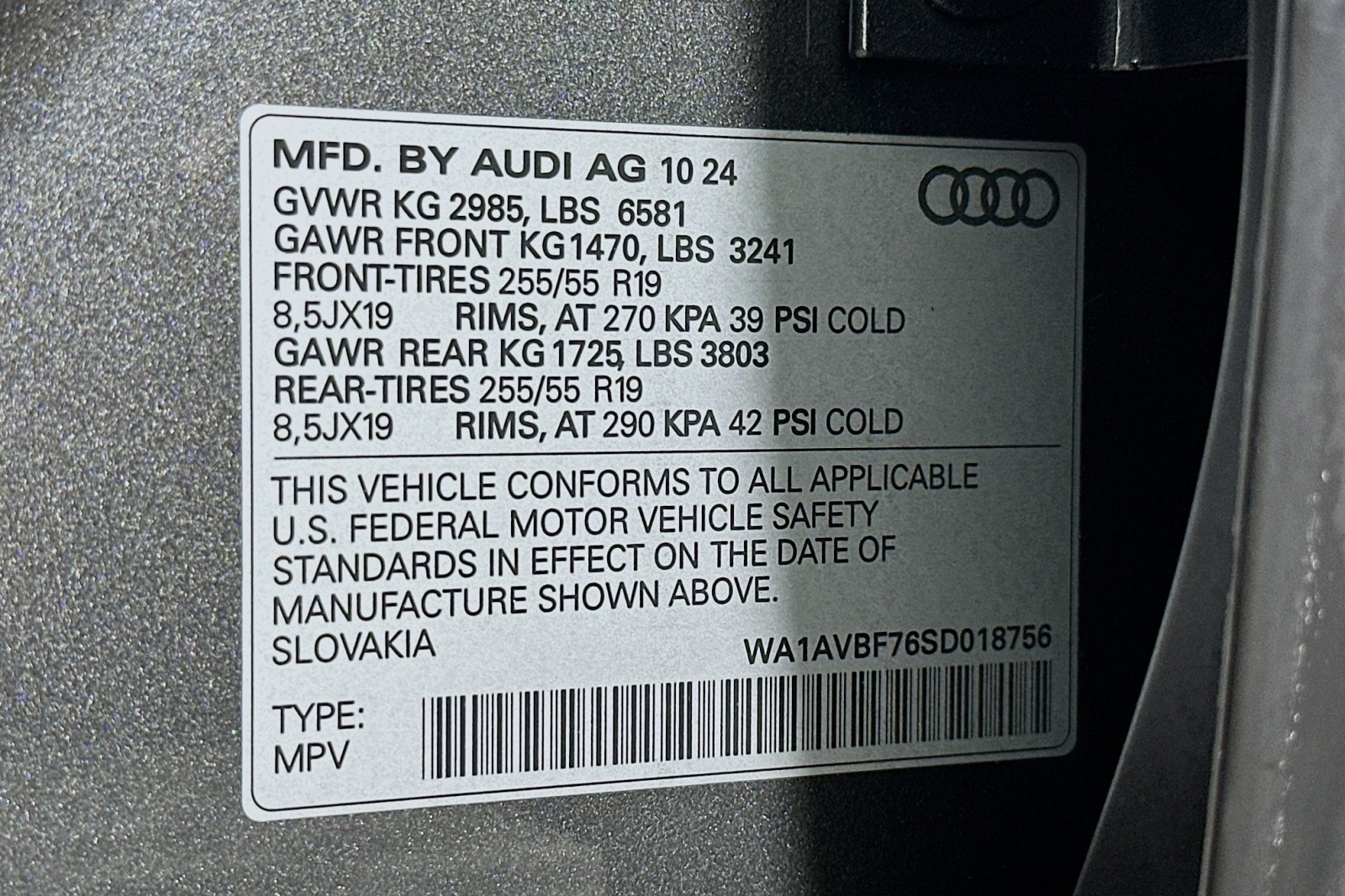 Used 2025 Samurai Gray Metallic Audi Premium image 24