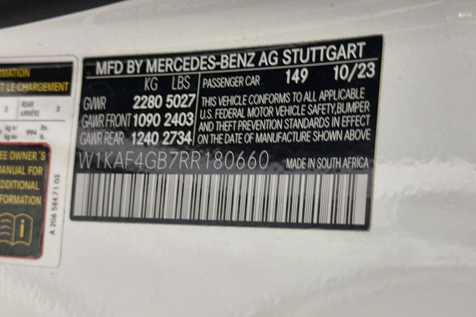 Certified Used 2024 Polar White Mercedes-Benz C 300 image 27