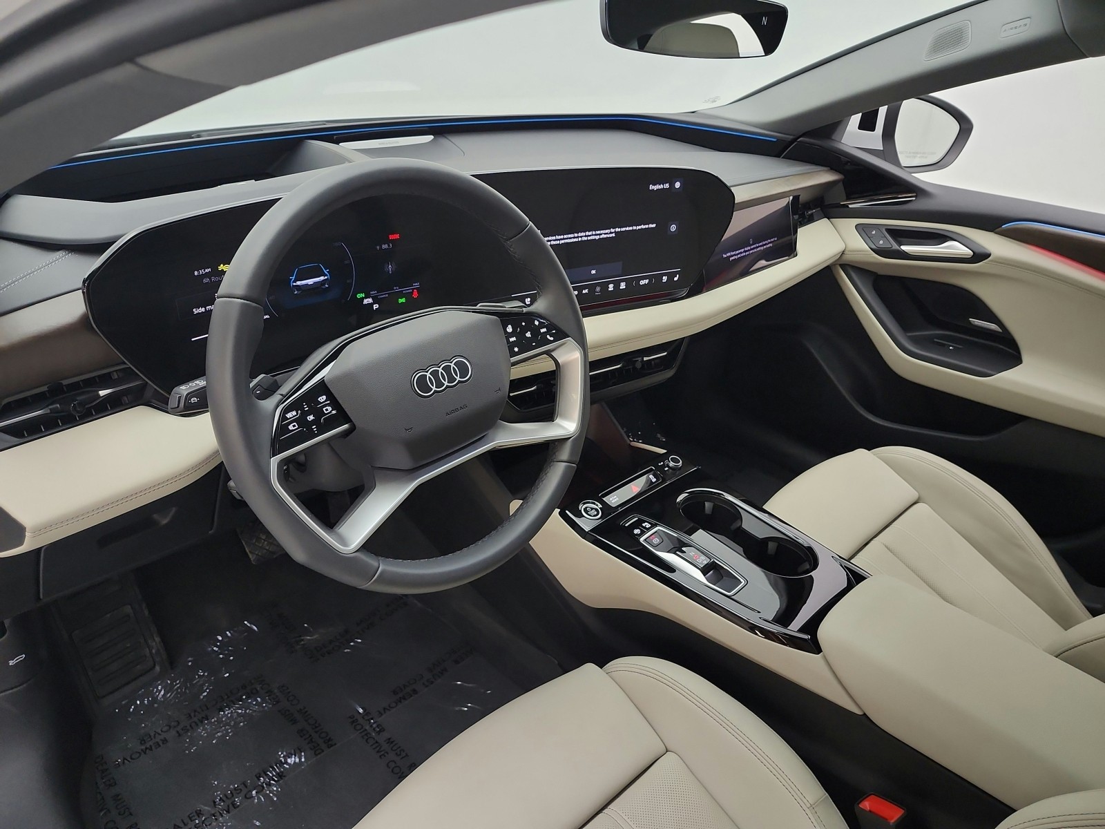 Used 2025 Glacier White Metallic Audi Prestige RWD image 22