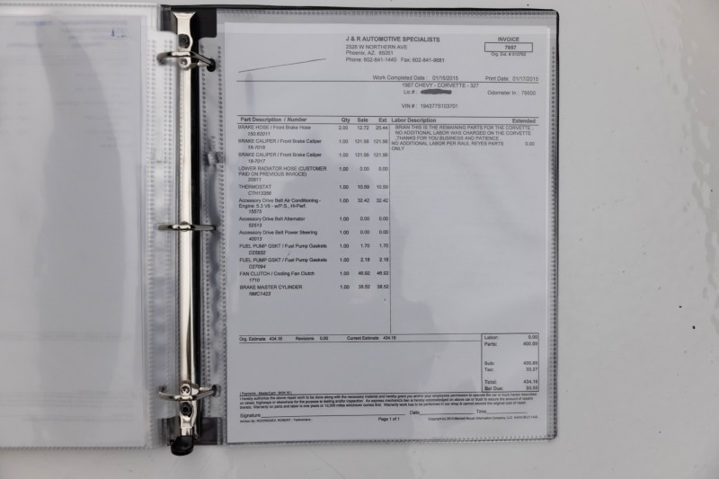 1967 Chevrolet Corvette Coupe in , 