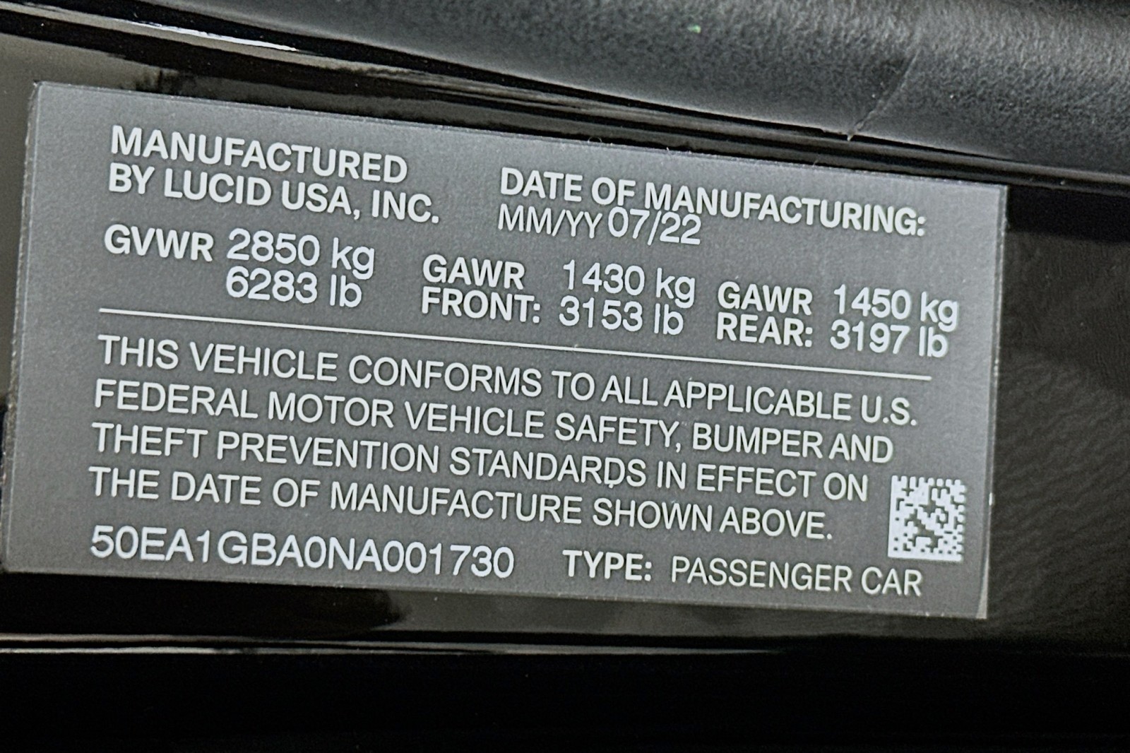 Used 2022 Infinite Black Lucid Grand Touring image 24