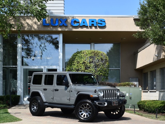 2019 Jeep Wrangler Unlimited Sahara Fuel Wheels Lifted Navi Leather Heated Front Seats LED Lighting Alpine Sound Remote Start Remote Entry HD Radio MSRP $51,555 Plus Extras 1