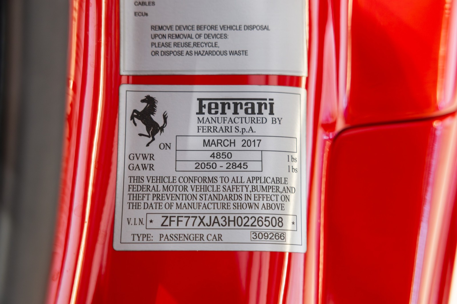 Used Car 2017 Ferrari California T  For Sale Under $150,000 In Boerne, Texas