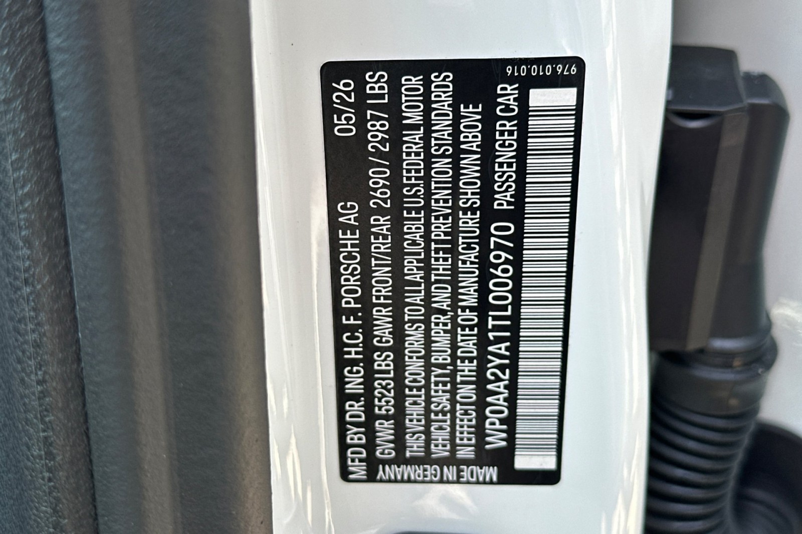 New 2026 White Porsche  image 29