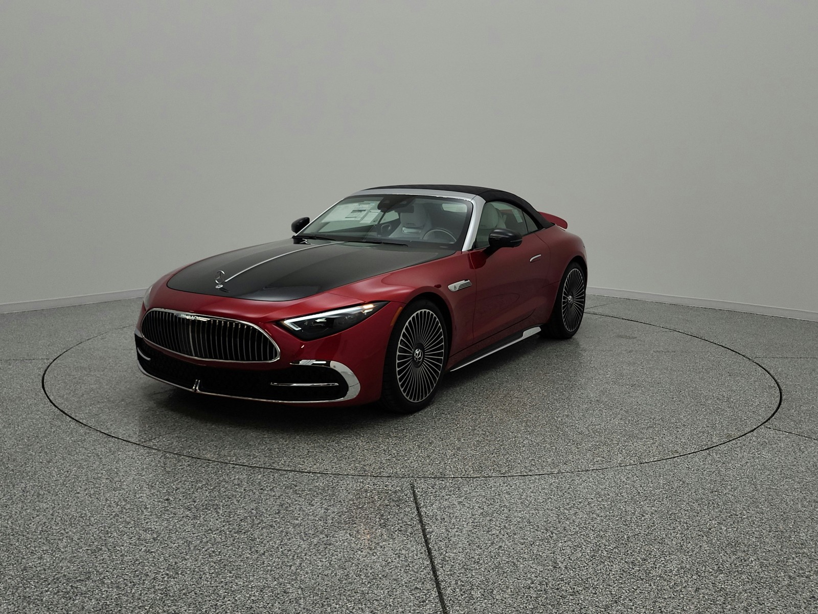 New 2026 MANUFAKTUR Garnet Red Metallic (Red Ambiance) Mercedes-Benz Maybach SL 680 Monogram Series image 2