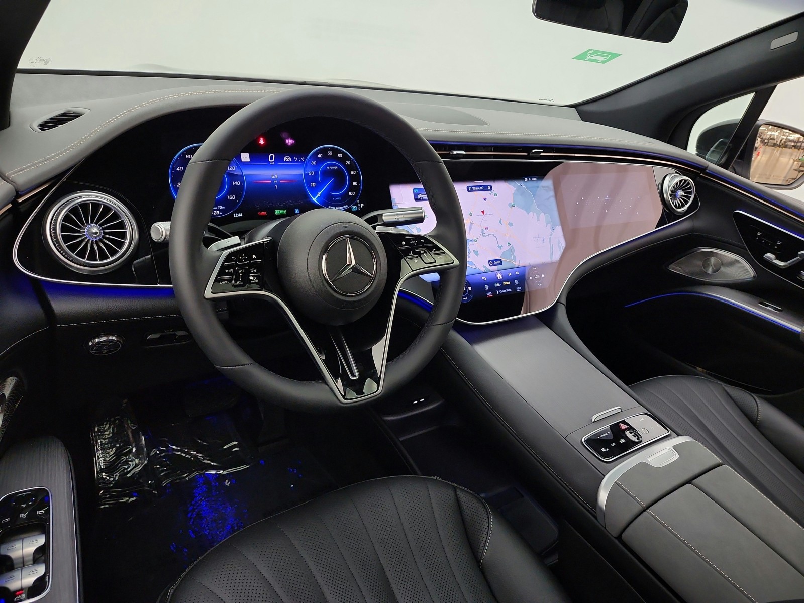 New 2027 Obsidian Black Metallic Mercedes-Benz EQS 400 4MATIC® SUV image 9