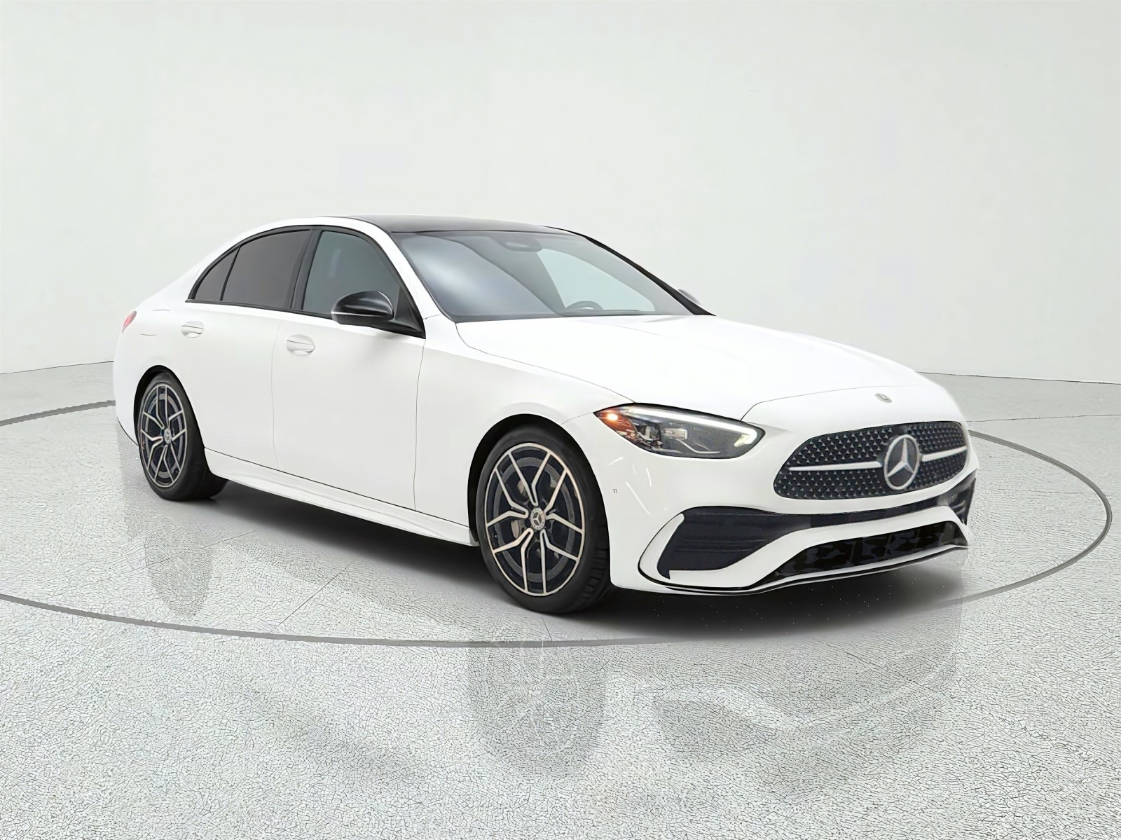 Used 2022 Polar White Mercedes-Benz C 300 Sedan image 3