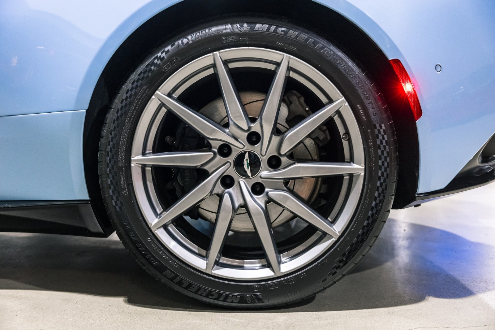 Used Car 2017 Aston Martin Db11  - Frosted Glass Blue Paint - Exterior Black Pack - Premium Audio For Sale Under $110,000 In Boerne, Texas