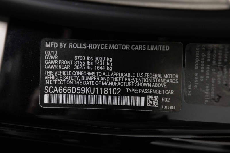 2019 Rolls-Royce Dawn  in , 