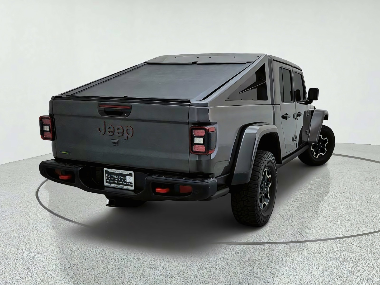 Used 2021 Granite Crystal Metallic Clearcoat Jeep Rubicon image 9