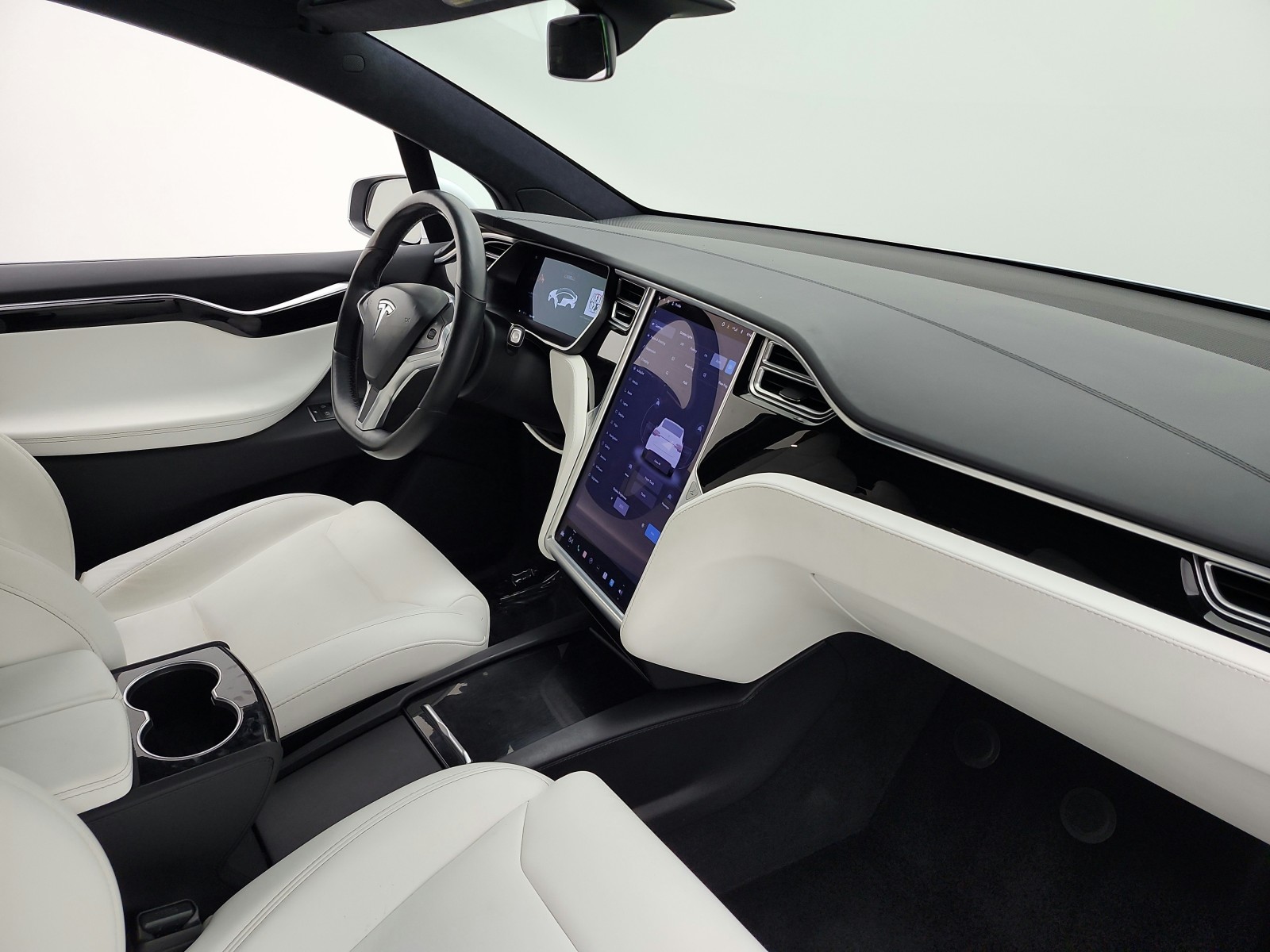 Used 2018 Pearl White Multi-Coat Tesla P100D image 21