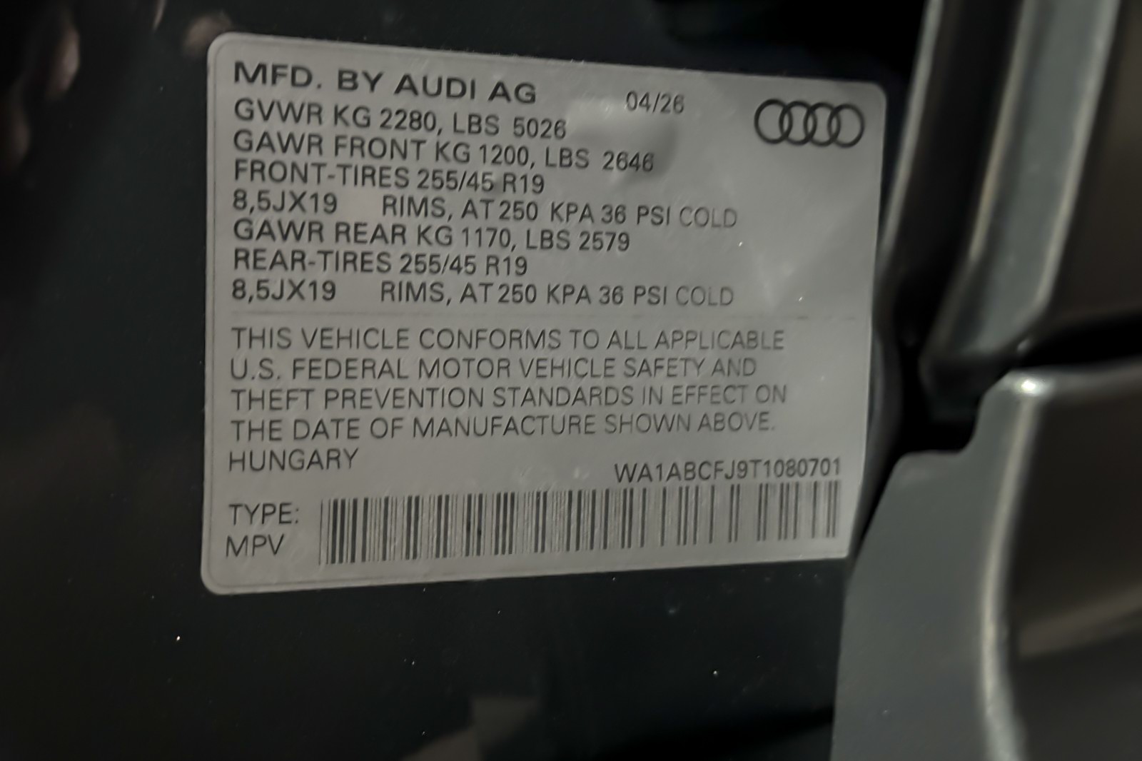 New 2026 Sage Green Metallic Audi S line quattro image 24