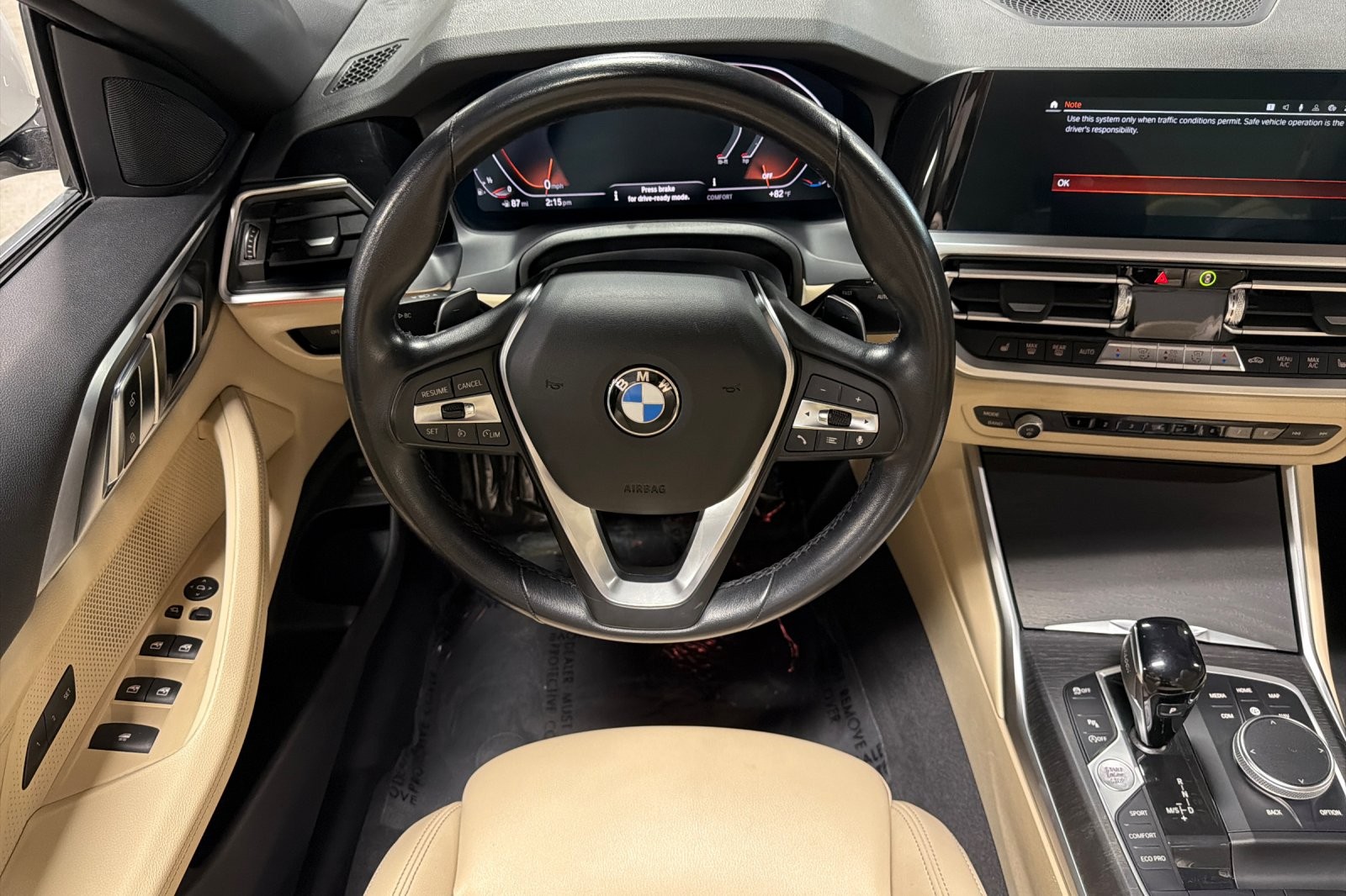 Used 2023 MINERAL WHITE BMW 430i Convertible image 14