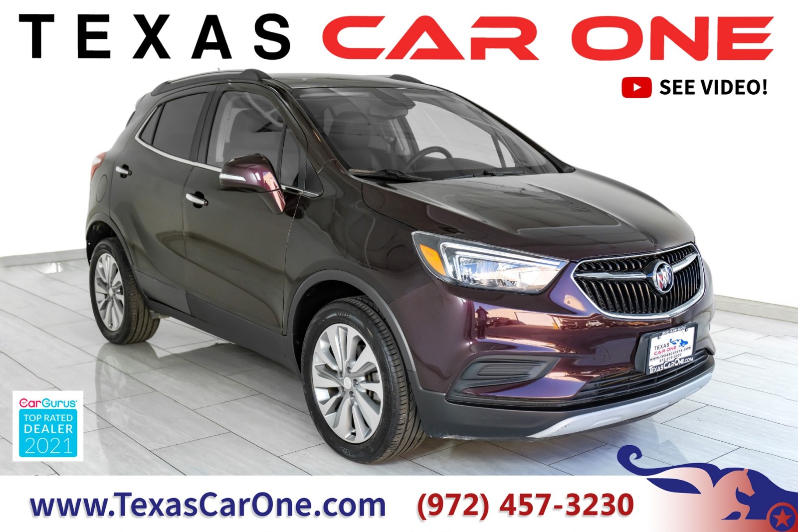 2018 Buick Encore PREFERRED AWD LEATHER/CLOTH SEATS REAR CAMERA KEYL 1