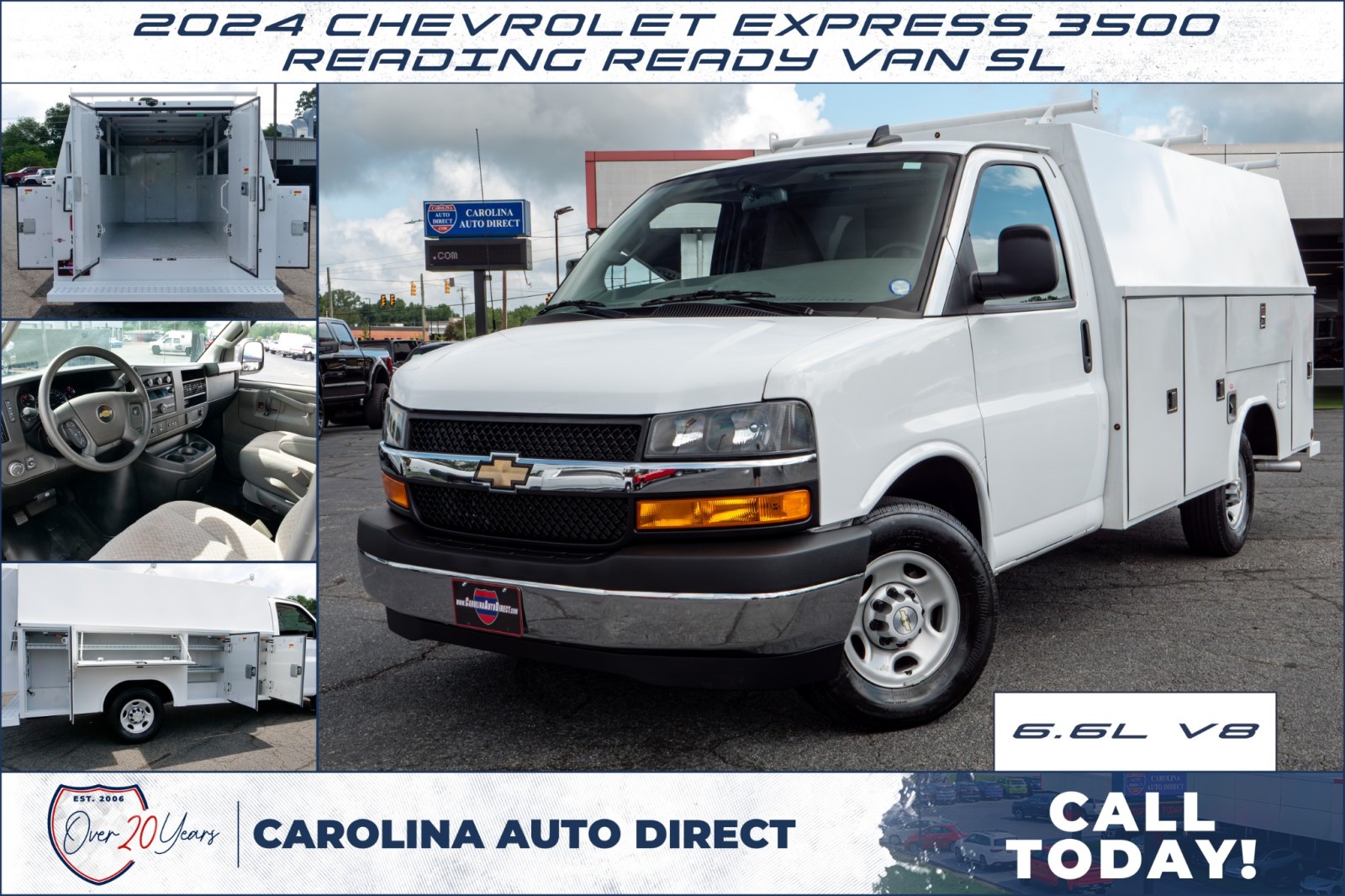 Summit White 2024 Chevrolet Express Chassis Van Rear-Wheel Drive Automatic