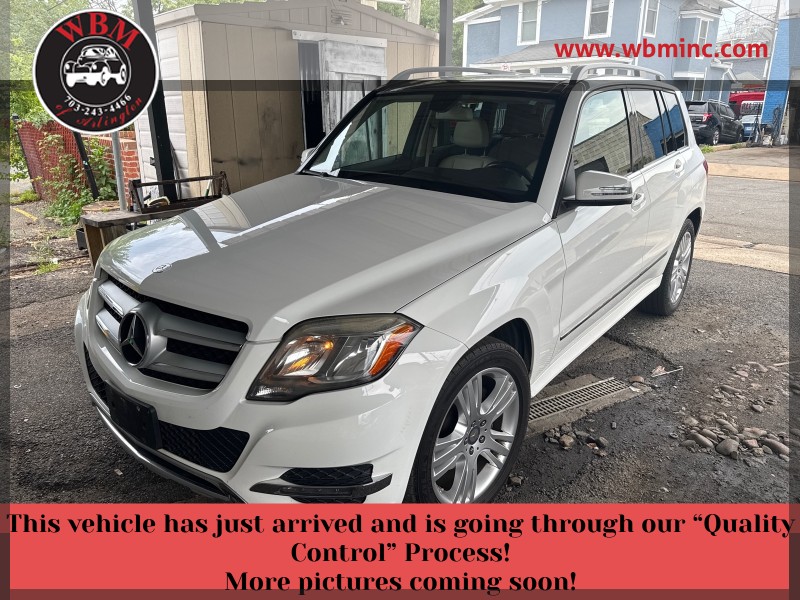 Polar White 2014 Mercedes-Benz GLK SUV / Crossover All-Wheel Drive Automatic