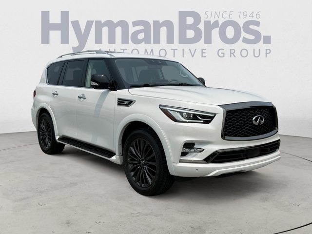 Moonstone White 2023 INFINITI QX80 SUV / Crossover All-Wheel Drive Automatic