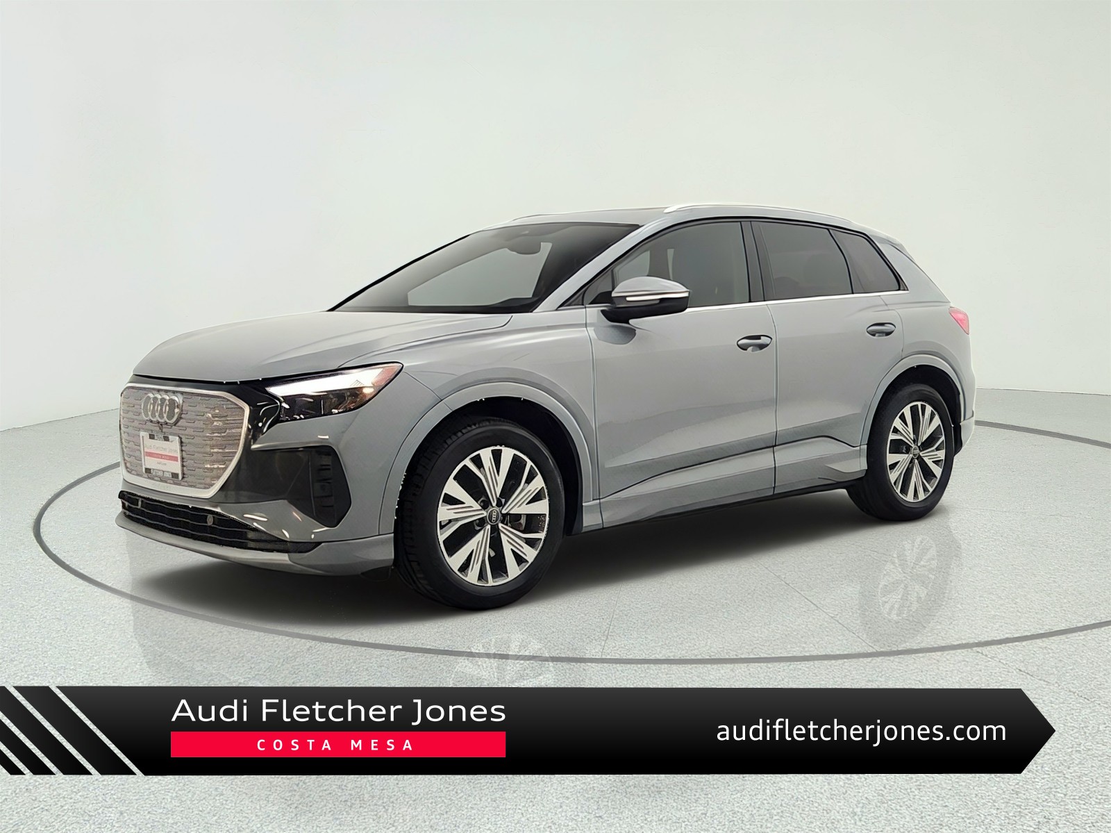 Pebble Gray 2023 Audi Q4 e-tron SUV / Crossover Rear-Wheel Drive Automatic
