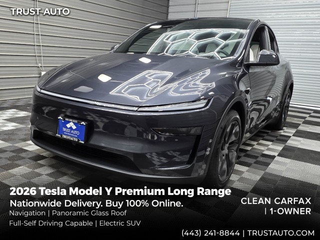 Gray (Stealth Grey) 2026 Tesla Model Y SUV / Crossover Rear-Wheel Drive 1-Speed Dual Clutch