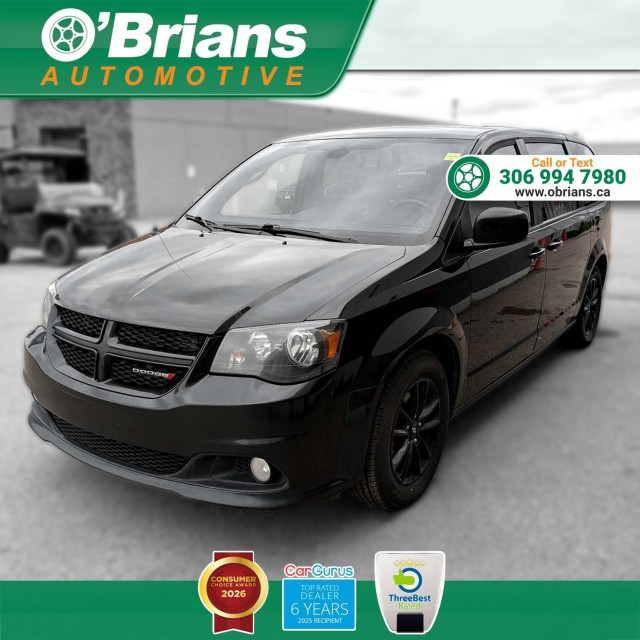 Brilliant Black Crystal Pearl 2020 Dodge Grand Caravan GT FWD Minivan Front-Wheel Drive Automatic