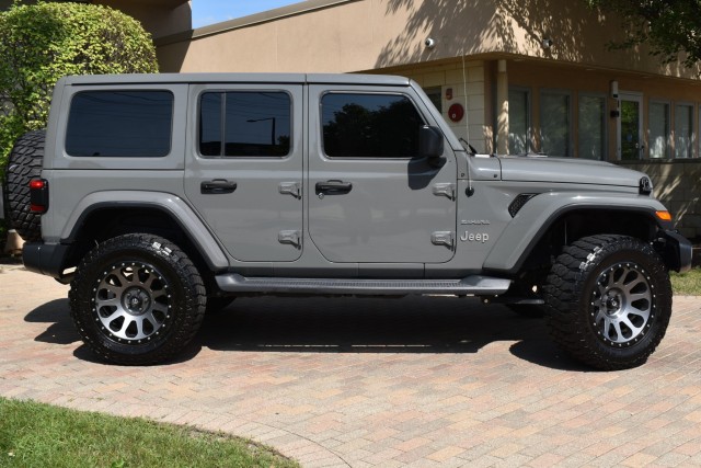 2019 Jeep Wrangler Unlimited Sahara Fuel Wheels Lifted Navi Leather Heated Front Seats 13