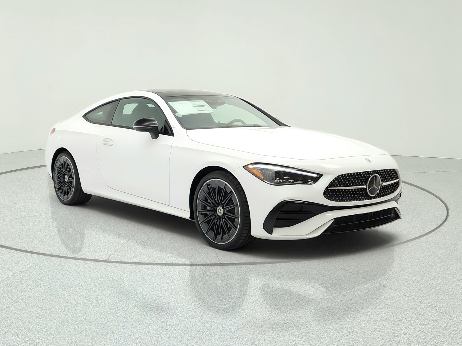 New 2026 MANUFAKTUR Moonlight White Metallic Mercedes-Benz CLE 450 4MATIC® Coupe image 3