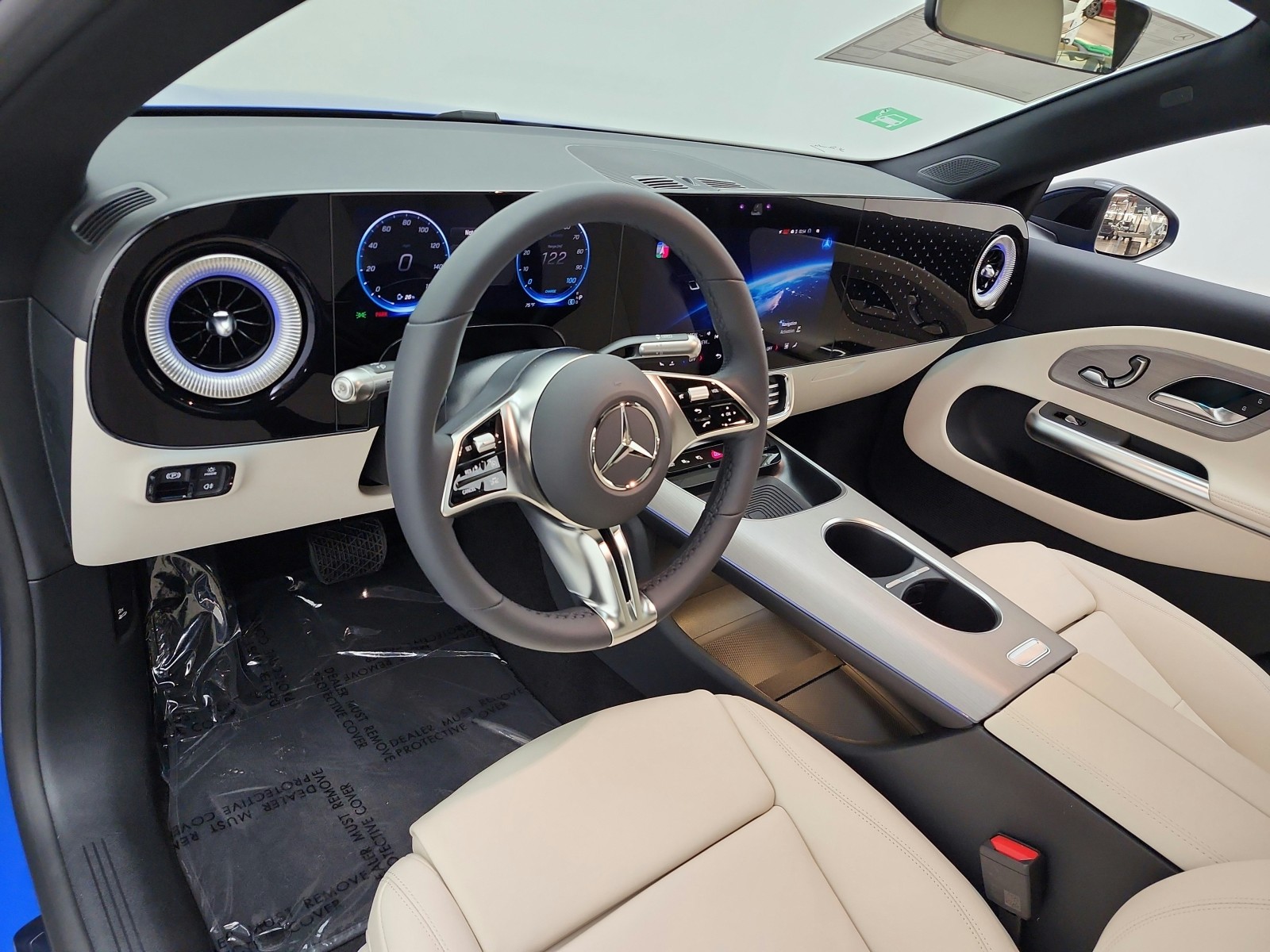 New 2027 Sky Blue Metallic Mercedes-Benz CLA 350 Electric 4MATIC® image 9