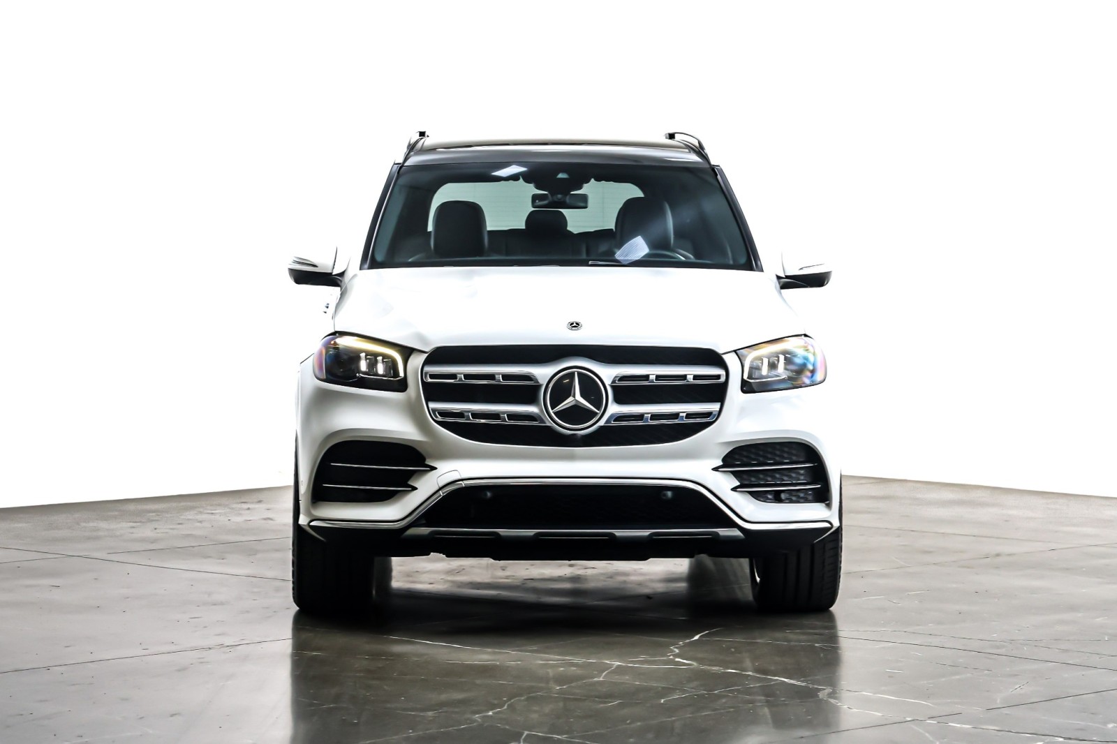 Used 2022 Polar White Mercedes-Benz GLS 450 4MATIC® SUV image 3