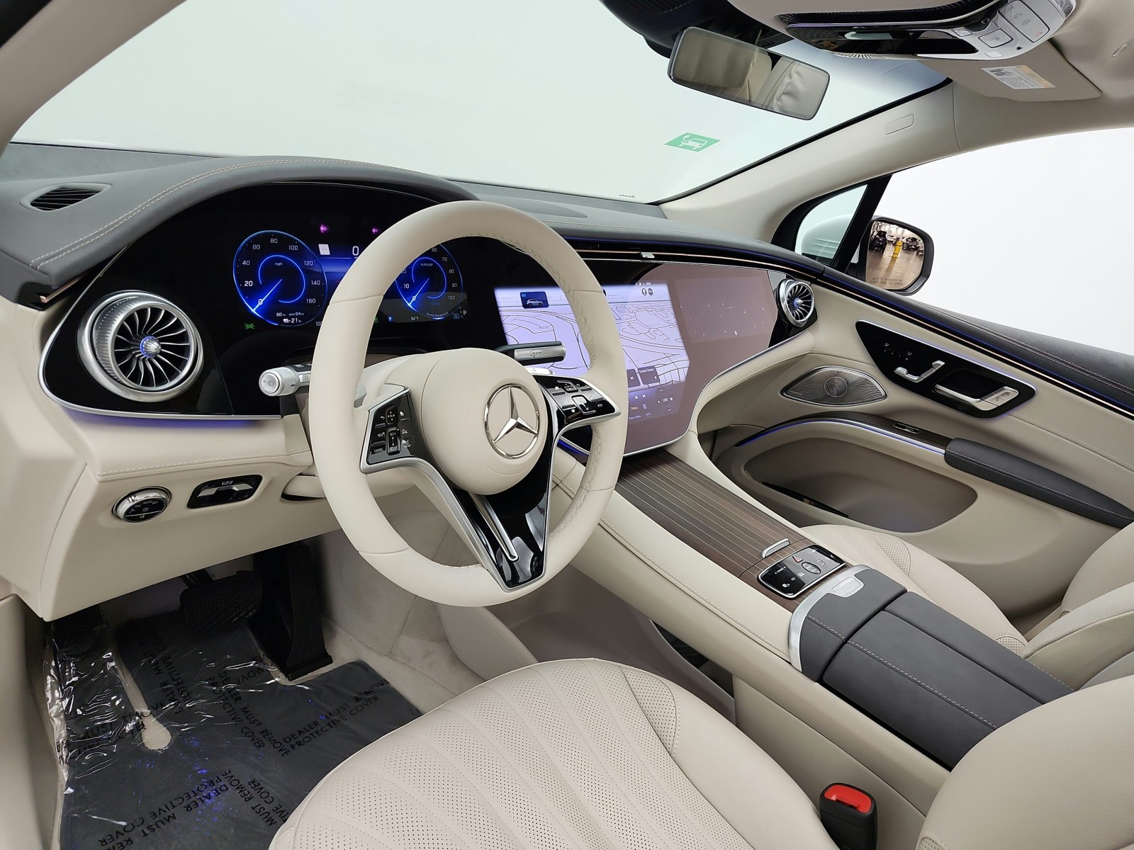 New 2027 Polar White Mercedes-Benz EQS 400 4MATIC® SUV image 9
