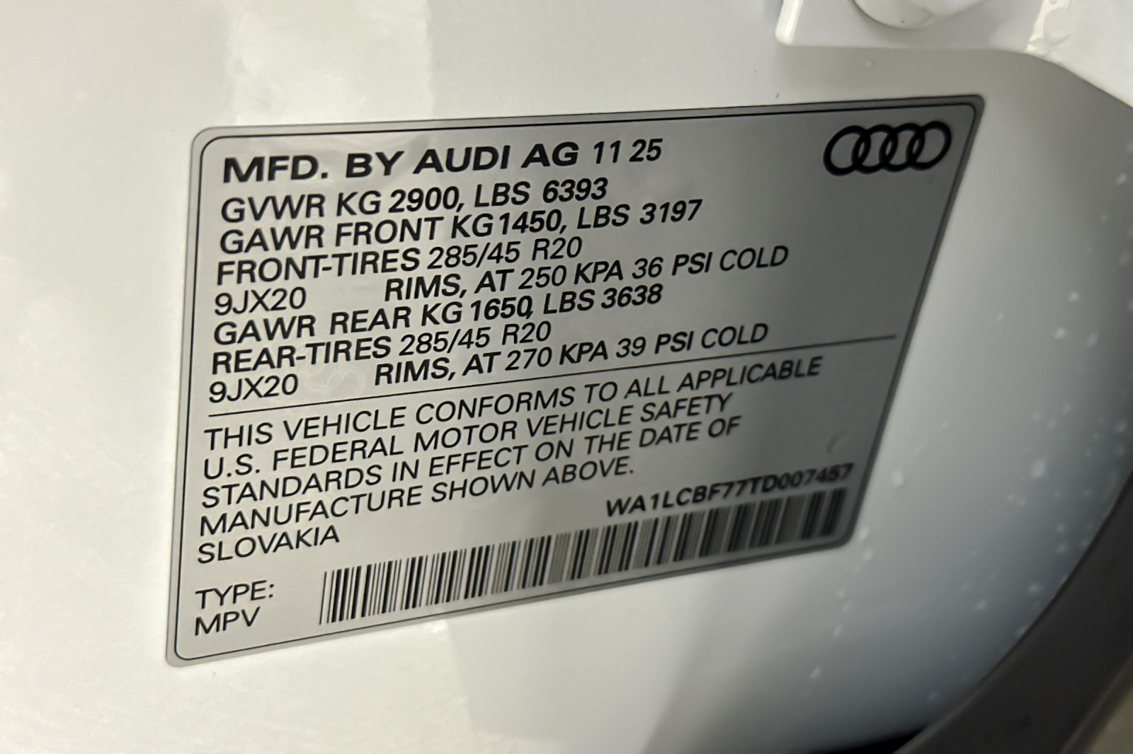 New 2026 Glacier White Metallic Audi Premium Plus 45 quattro image 25