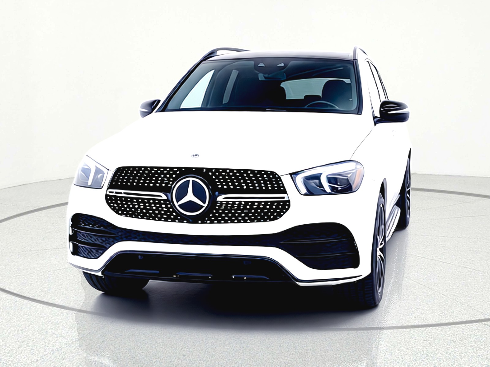 Used 2021 Polar White Mercedes-Benz GLE 580 4MATIC® SUV image 3