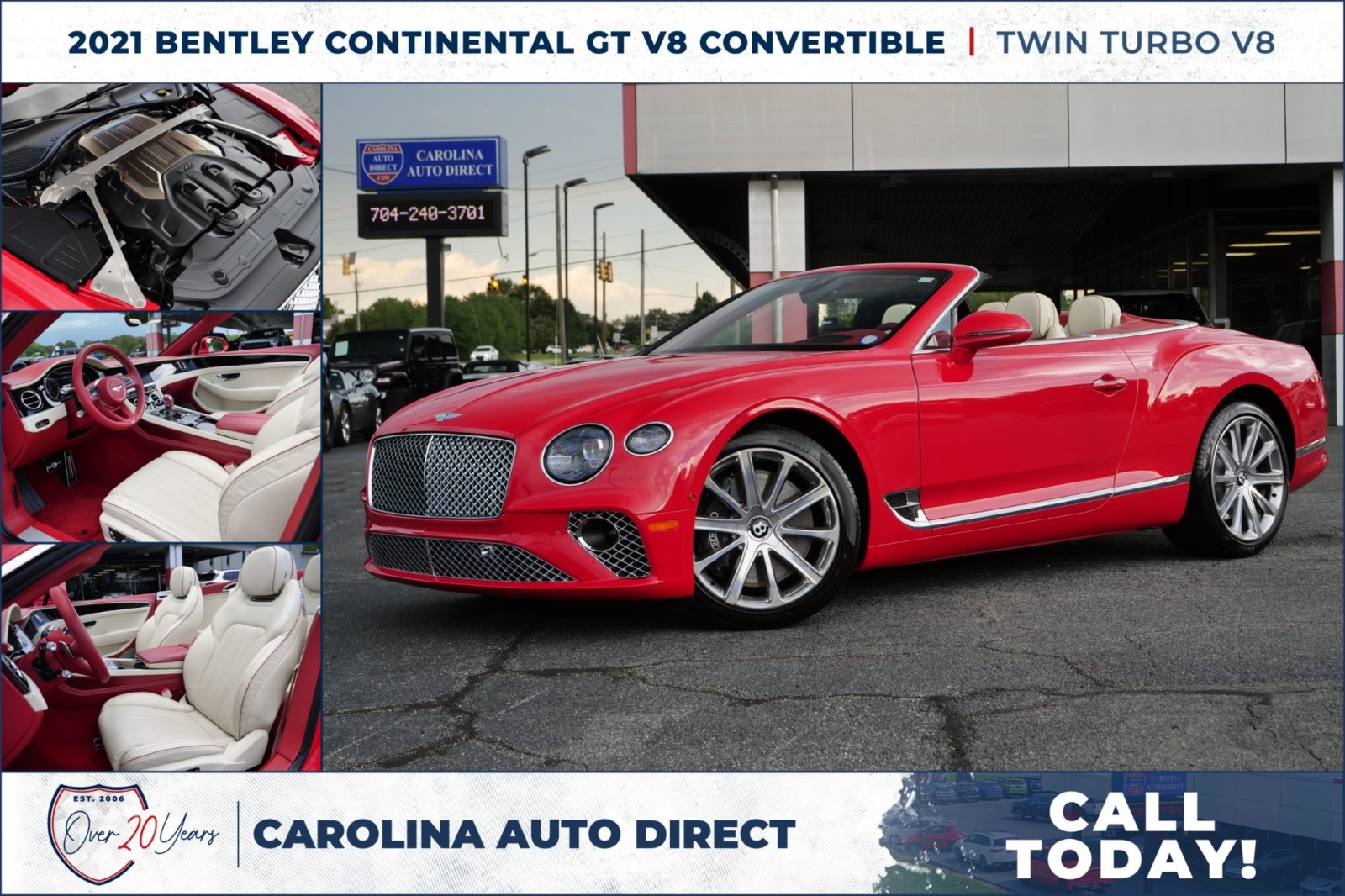 2021 Bentley Continental GTC V8 AWD