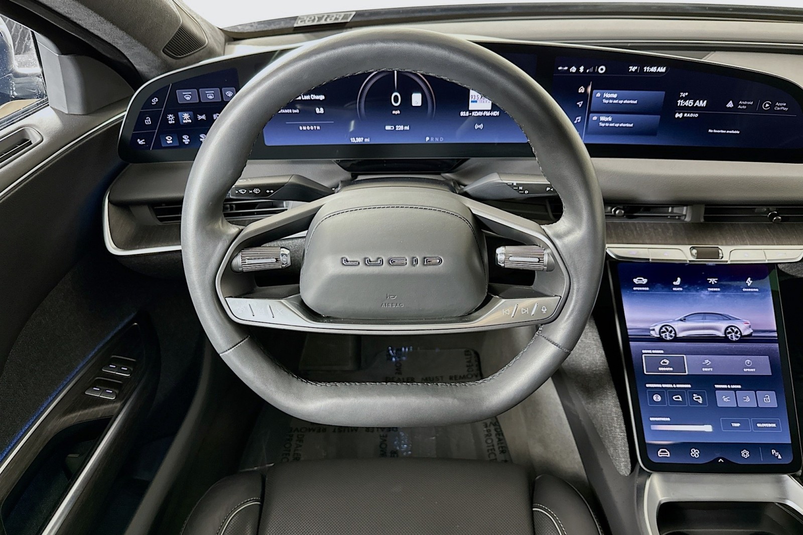 Used 2024 Infinite Black Metallic Lucid Touring image 5